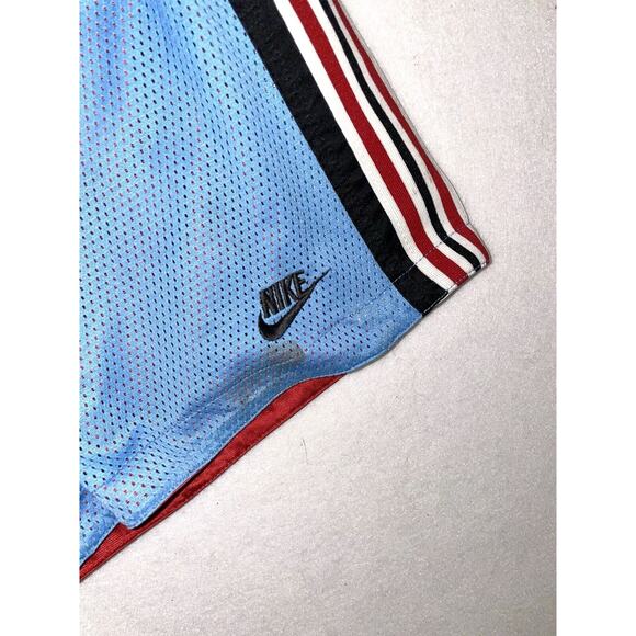 Vintage Nike Reversible Basketball Shorts‎ Mens S UNC Chicago Fearless Shiny Y2K - Picture 7 of 13